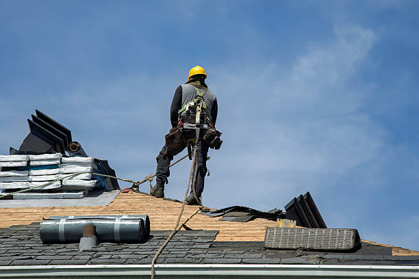 Professional Roofing technician working in Mc Gaheysville, VA